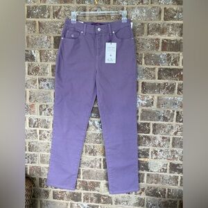 GLORIA VANDERBILT AMANDA SIZE 6 SHORT NWT JEANS PASTEL LAVENDER $48